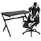 Flash Furniture Black Gaming Desk-Cup Holder/Reclining Chair Set BLN-X30D1904-BK-GG - alternate 2